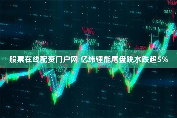 股票在线配资门户网 亿纬锂能尾盘跳水跌超5%